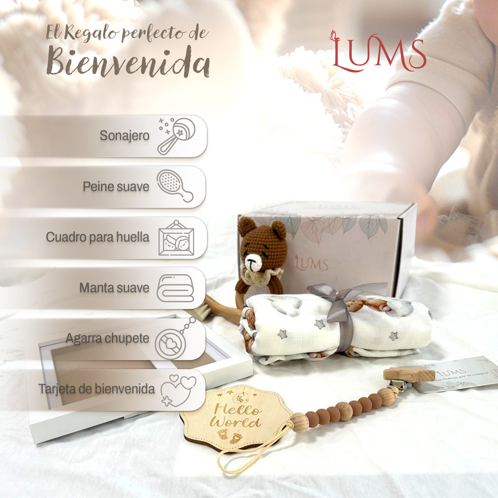 Canastilla para Bebés Recien Nacidos 6 Productos