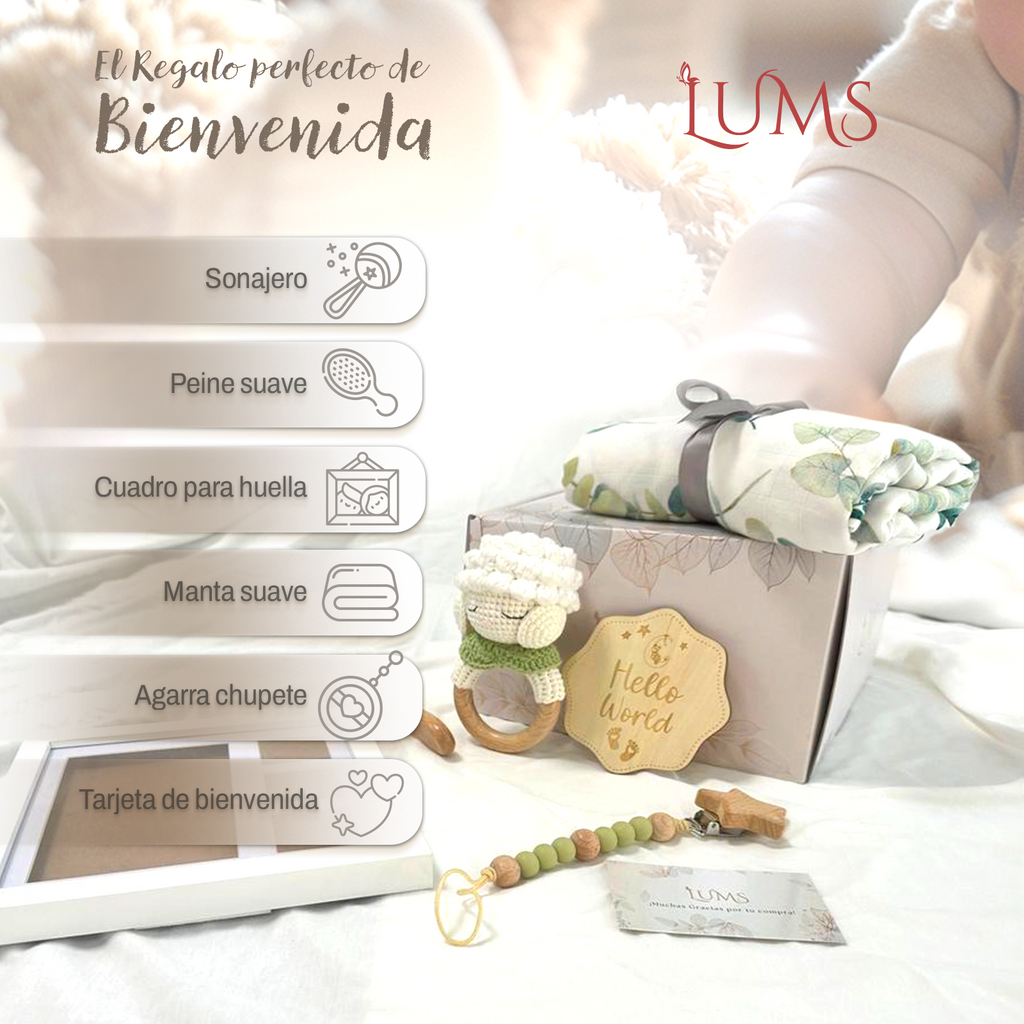 Canastilla para Bebés Recien Nacidos 6 Productos