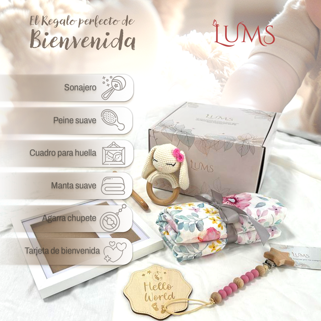 Canastilla para Bebés Recien Nacidos 6 Productos