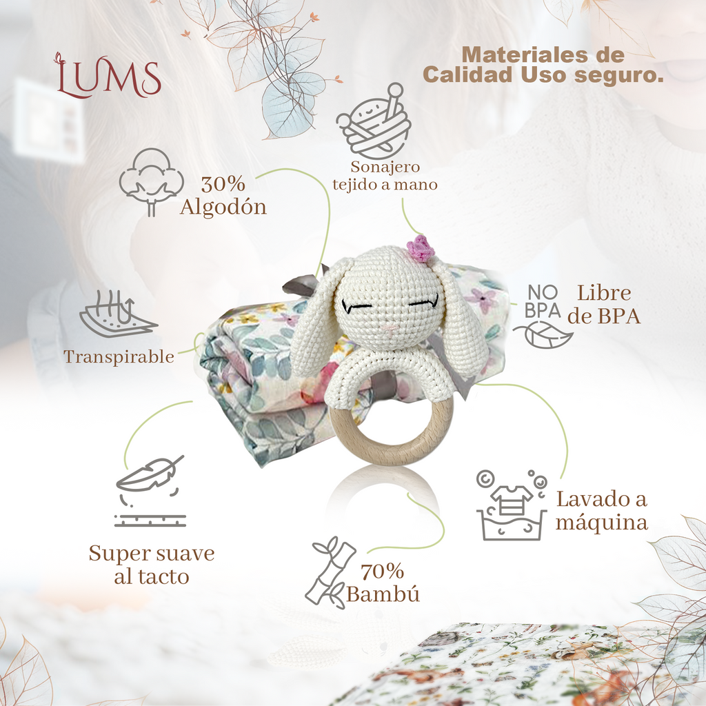 Canastilla para Bebés Recien Nacidos 6 Productos