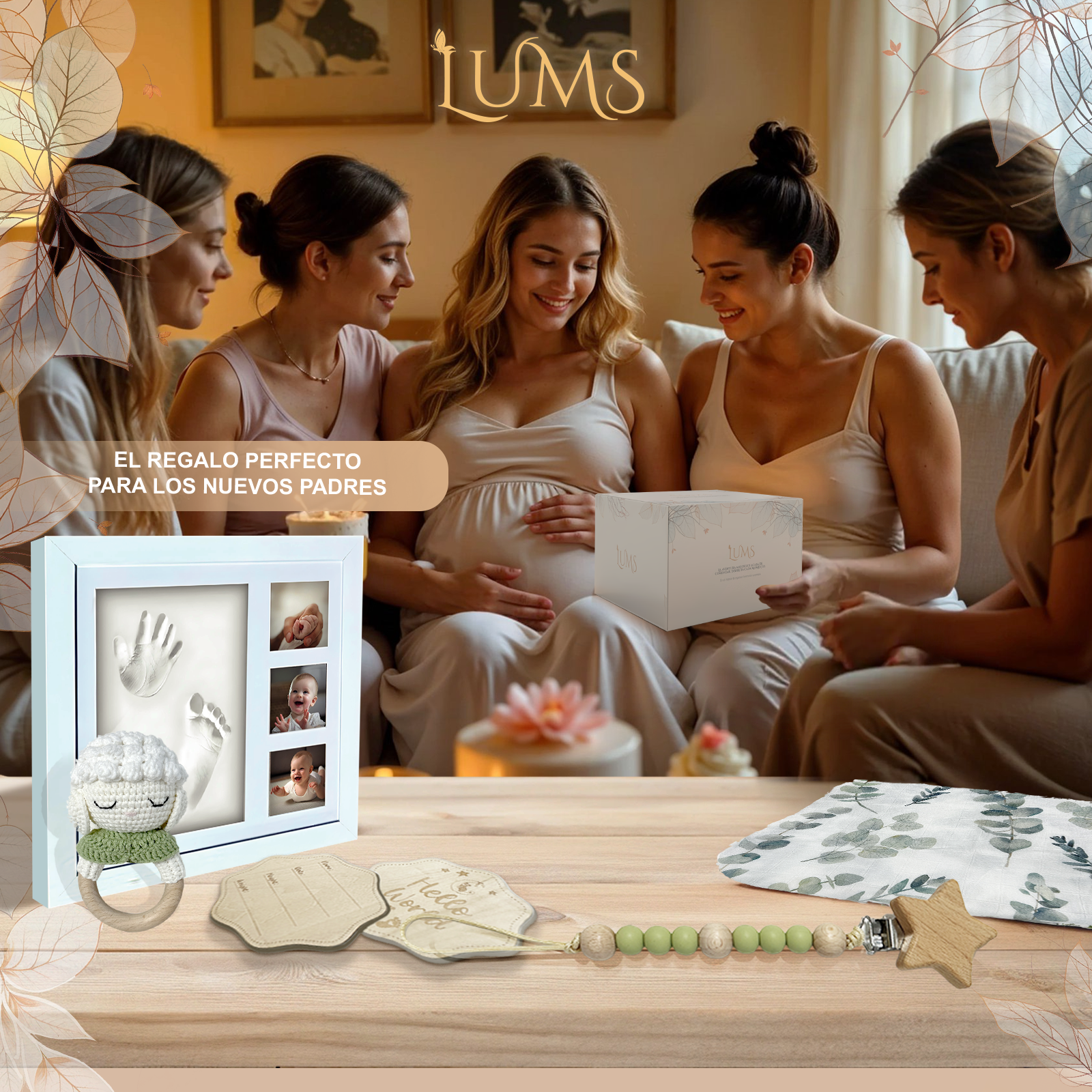 Canastilla para Bebés Recien Nacidos 6 Productos