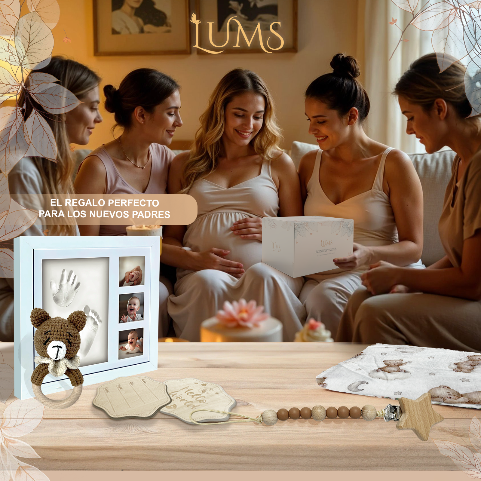 Canastilla para Bebés Recien Nacidos 6 Productos