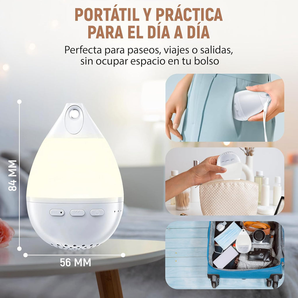 Máquina de ruido blanco portatil para bebé